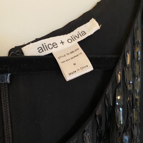 Alice & Olivia sequin flapper dress - Picture 4 of 5